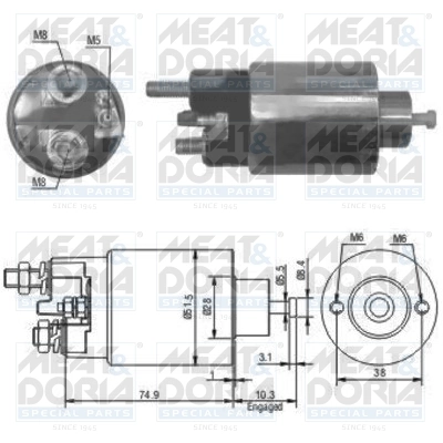 Solenoid Switch, starter